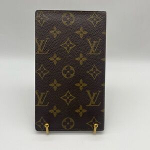 Louis Vuitton Monogram Checkbook Long Wallet